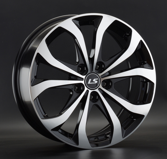 LS wheels LS 843 7x17 5*114,3 Et:45 Dia:67,1 BKF литой