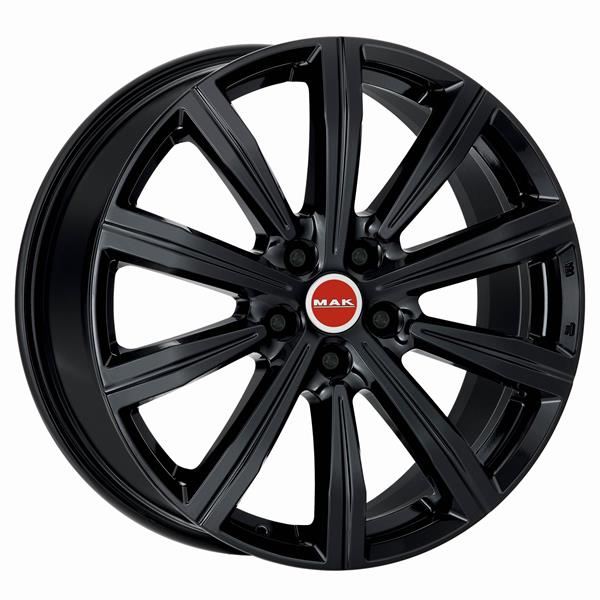 MAK Birmingham 9,5x22 5*120 Et:43 Dia:72,6 Gloss Black литой