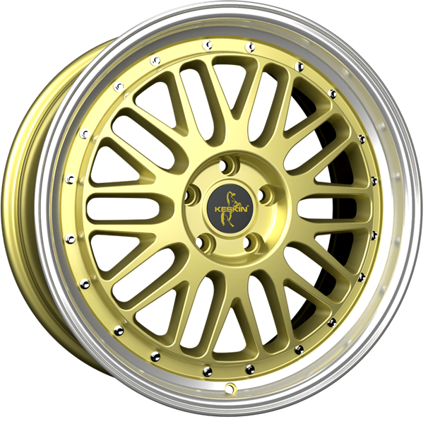 Keskin Tuning KT22 8,5x19 5*112 Et:45 Dia:72,6 Gold_Lip_Polish литой